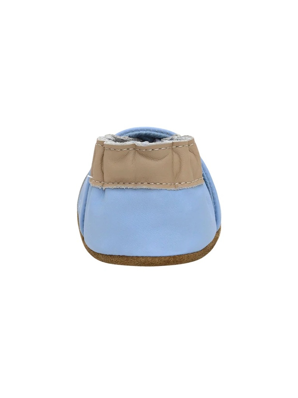 Robeez Blue and Tan Nautical Seal Baby Soft-Soled Shoes - Picture 6 of 6